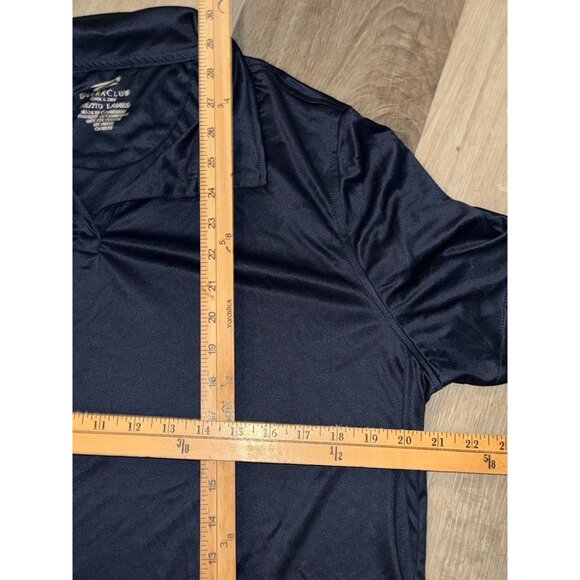 UltraClub Cool & Dry Navy Polo Shirt 2X  Ladies 100% Polyester - Picture 5 of 5